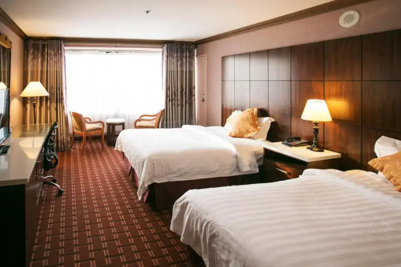 Luxury Two Double Bed Room